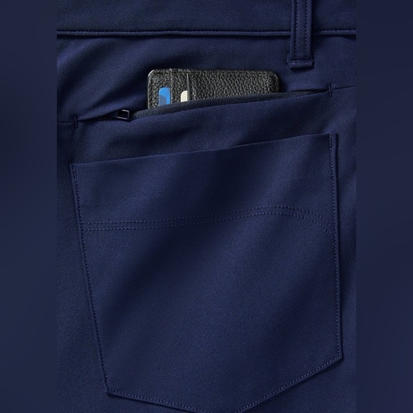 NWT, Fabletics, The Don 5-Pocket Pant (Slim Fit), Deep Navy, 42x34 - Picture 3 of 4